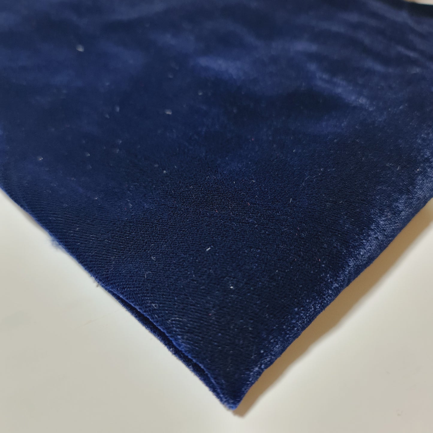 NavyBlue Luxury Micro 9000 Three Crown Triple Velvet Material Dress Craft 44” Fabric By The Meter