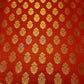 Ornamentaler Paisley Gold Metallic Druck Indischer Banarasi Brokat Stoff Meterware