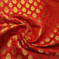 Ornamentaler Paisley Gold Metallic Druck Indischer Banarasi Brokat Stoff Meterware