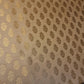 Ornamentaler Paisley Gold Metallic Druck Indischer Banarasi Brokat Stoff Meterware