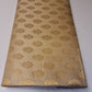 Ornamentaler Paisley Gold Metallic Druck Indischer Banarasi Brokat Stoff Meterware