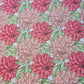 Pink Chrysanthemum Floral Polycotton Fabric 44" Wide | Floral Dressmaking Fabric by the Metre