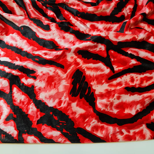 Leopard Animal Print Velour Velvet Fabric 58" Wide – By the Meter, Dress, Upholstery & Craft Material