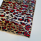 Leopard Animal Print Velour Velvet Fabric 58" Wide – By the Meter, Dress, Upholstery & Craft Material