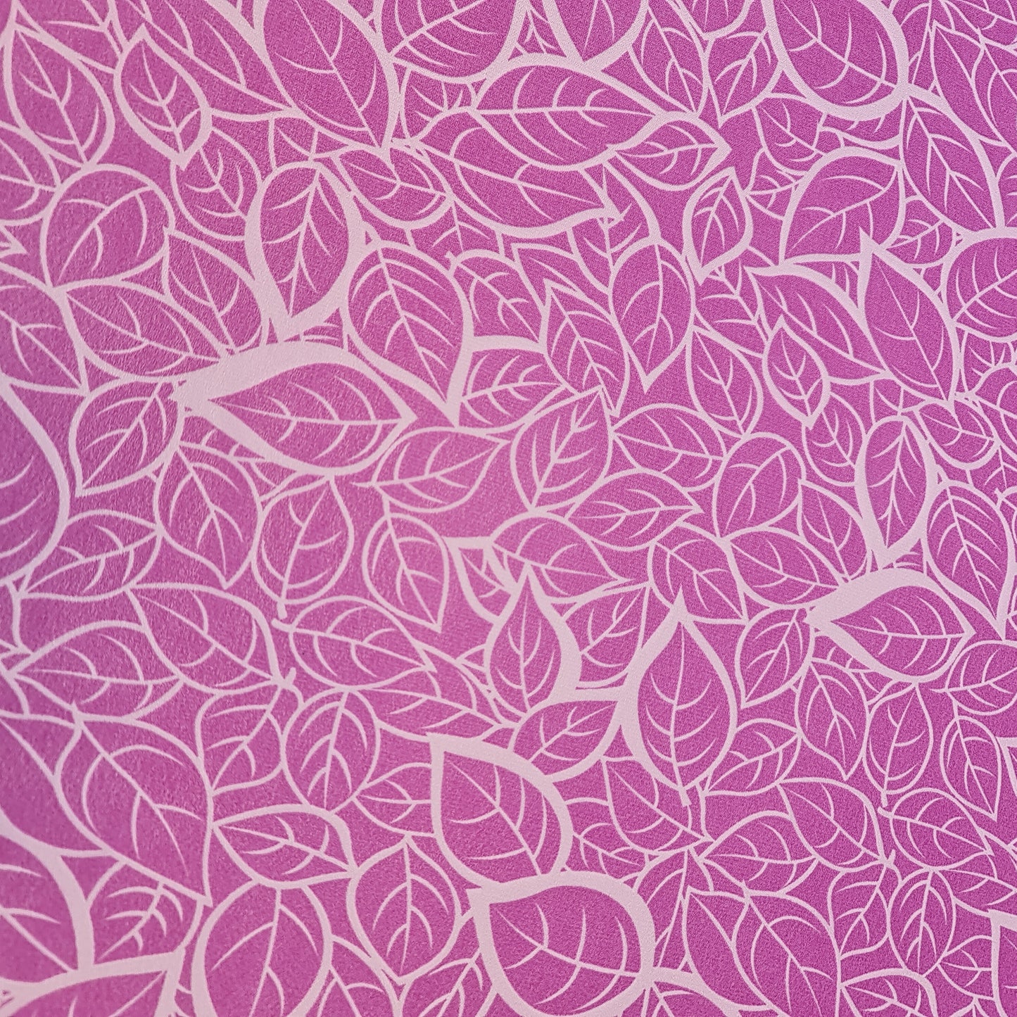 Pink Leaf Crepe Chiffon Floral Sheer Autumn Dress Drape Craft Fabric 58" By the Meter