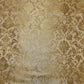 Ornamentaler Paisley Gold Metallic Druck Indischer Banarasi Brokat Stoff Meterware