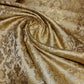 Ornamentaler Paisley Gold Metallic Druck Indischer Banarasi Brokat Stoff Meterware