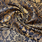 Black Banarasi Brocade Fabric with Gold Zari Floral Design | Premium Indian Jacquard Material By Meter 44"