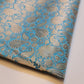 Turquoise Paisley Pastel Brocade Material Jacquard Dress Craft Quilting Fabric 44" By The Meter