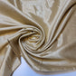 Gold Plain Shantung Shantoon Lining Fabric Dress Craft Costume Material 44" By The Meter
