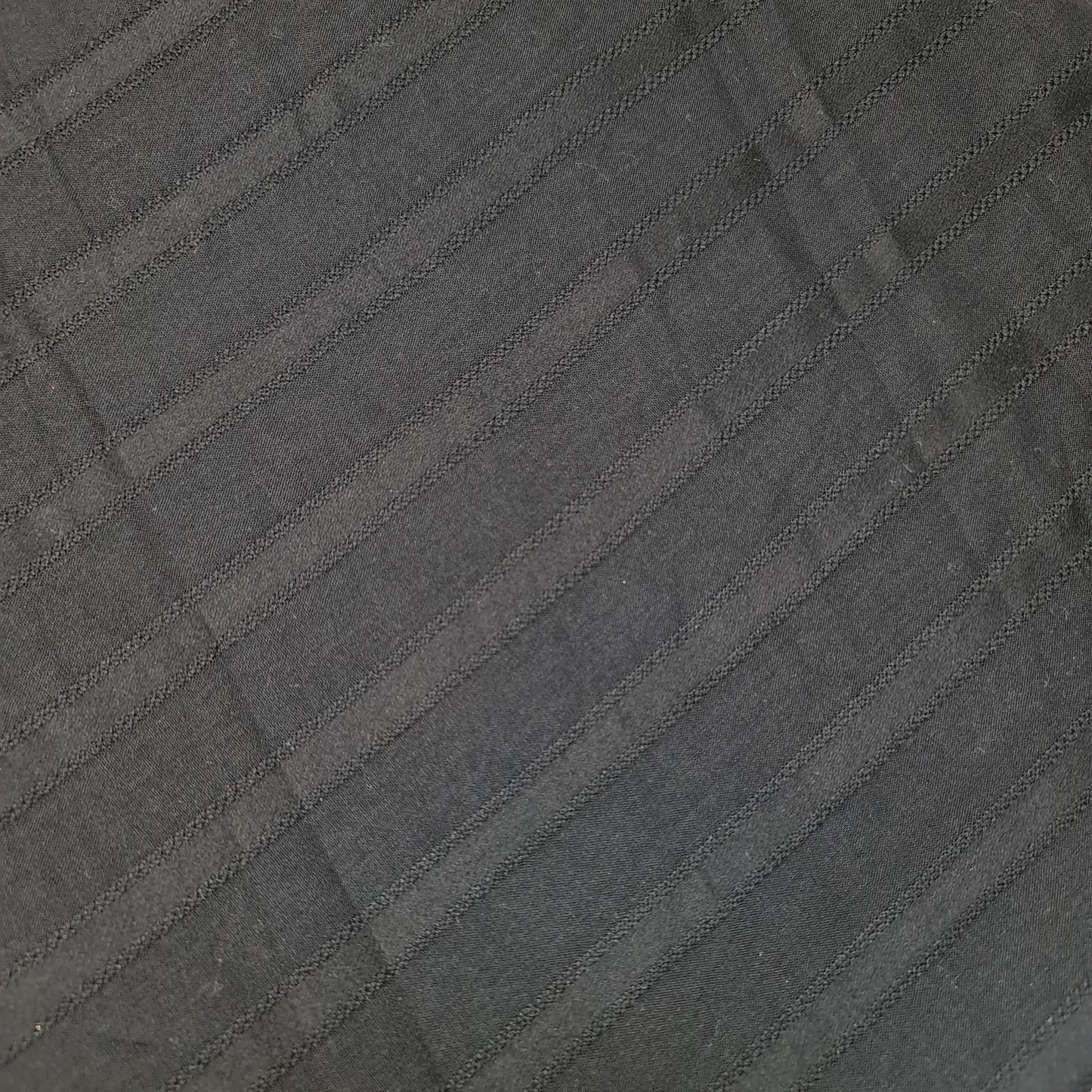 Black Cotton Stripe Suiting Material Dress Craft Costume Fabric 58" By Meter