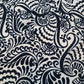 Black Floral Printed Soft Crepe Dress Drape Craft Fabric 58" By The Meter