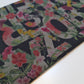 Floral Alphabets Black Chiffon Crepe Material Dress Craft Drape Fabric 58" Meter
