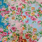 8pcs Polycotton Vintage Floral Craft 50x50cm Fat Quarters Material Patchwork, Quilting Fabric