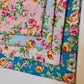 8pcs Polycotton Vintage Floral Craft 50x50cm Fat Quarters Material Patchwork, Quilting Fabric