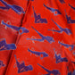 Red Club Dancers Satin Jacquard Material Dress Craft Costume Fabric 44" By The Meter