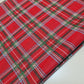 Royal Stewart Tartan Polycotton Christmas Decor Dress Craft Fabric Xmas Material 44" By The Meter