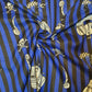 Blue Pirate Ship Polyester Material Quilting Dress Decor Costume Fabric 58" By The Meter