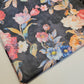 Black Floral Viscose Dead Stock Jersey Stretch Fabric Dress Craft Costume Material 58" By Meter (Copy)