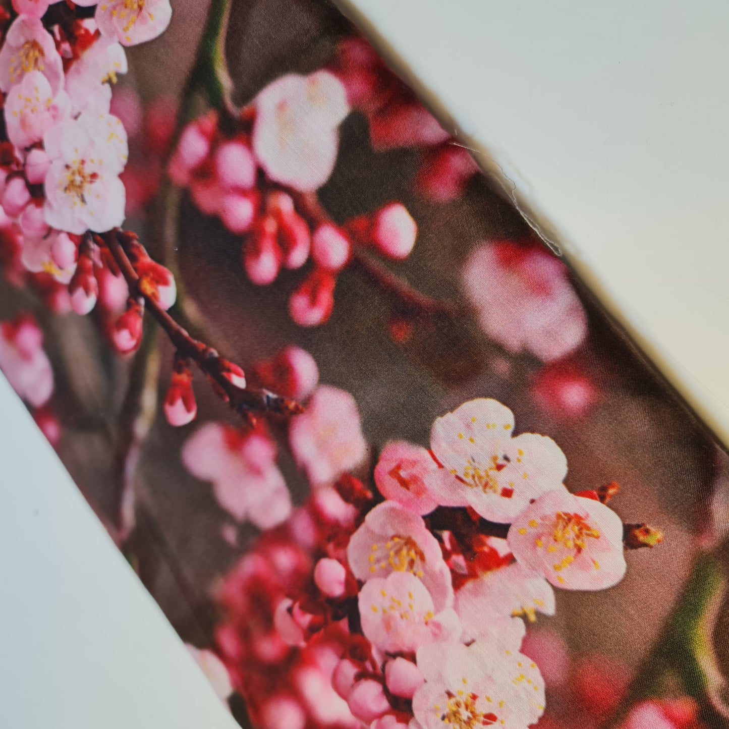 Sakura Floral Print Polycotton Muslin Fabric Dress Drape Craft Material 44" By Meter