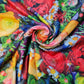 Vibrant Floral Medley Print Polycotton Muslin Fabric Dress Drape Craft Material 44" By Meter