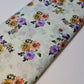 Dahlia Floral Print Polycotton Muslin Fabric Dress Drape Craft Material 44" By Meter
