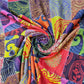Paisley Patchwork Print Polycotton Muslin Fabric Dress Drape Craft Material 44" By Meter