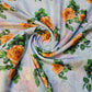 Rose Garden Floral Print Polycotton Muslin Fabric Dress Drape Craft Material 44" By Meter