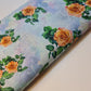 Rose Garden Floral Print Polycotton Muslin Fabric Dress Drape Craft Material 44" By Meter