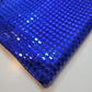 Royal Blue Sequin Nylon Jersey Fabric – 44″ Wide Dress Craft Costume Decor Material By The Meter