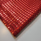 Red Sequin Nylon Jersey Fabric – 44″ Wide Dress Craft Costume Decor Material By The Meter