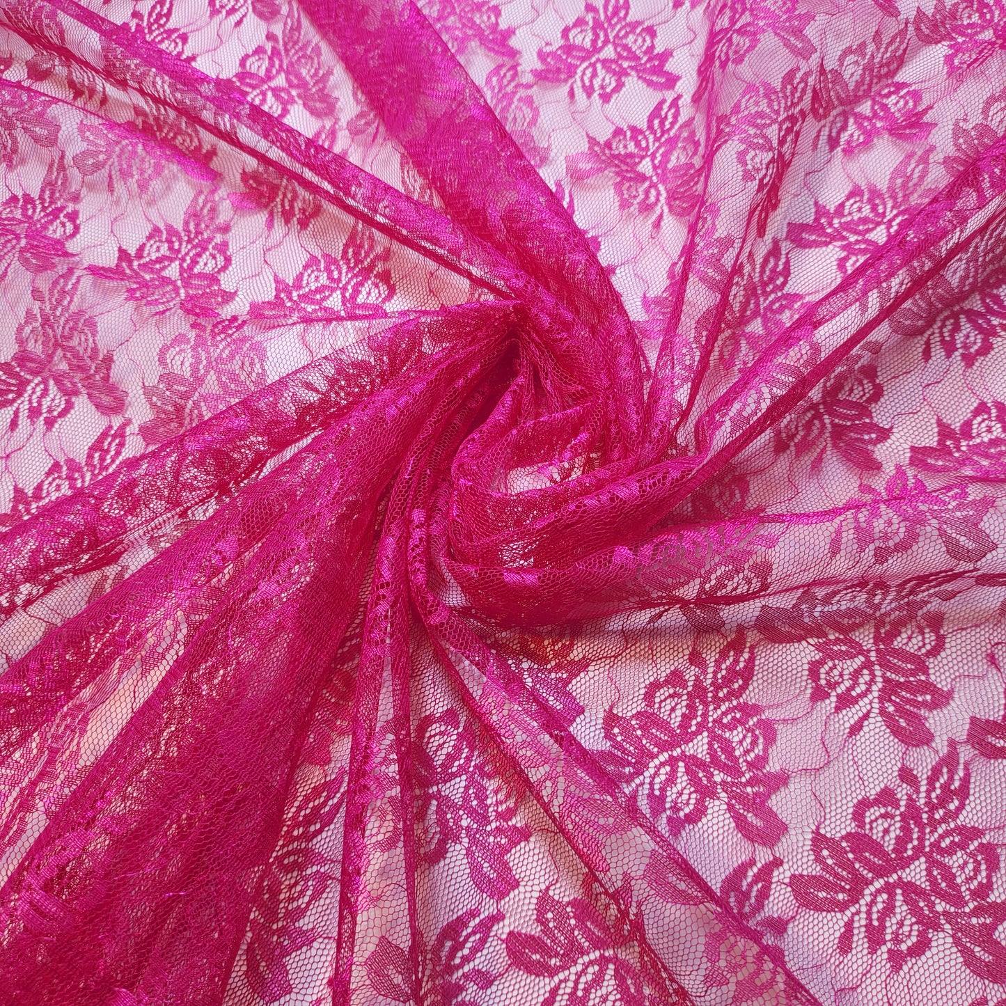 Rostfarbener Spitzenstoff mit Blumenmuster, Designer-Kleid, Bastelmaterial, 147,3 cm, Meterware