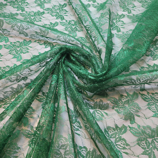 Rostfarbener Spitzenstoff mit Blumenmuster, Designer-Kleid, Bastelmaterial, 147,3 cm, Meterware