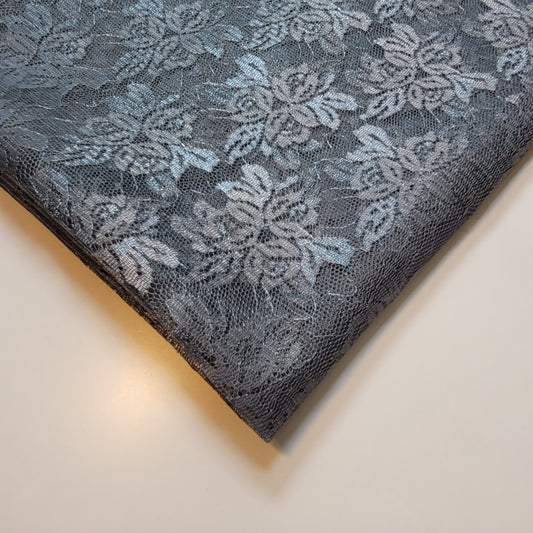 Rostfarbener Spitzenstoff mit Blumenmuster, Designer-Kleid, Bastelmaterial, 147,3 cm, Meterware