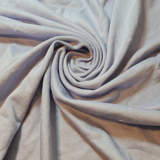 Sky Loop Back Viscose Jersey Fabric Dress Craft Costume Material 58" By The Meter