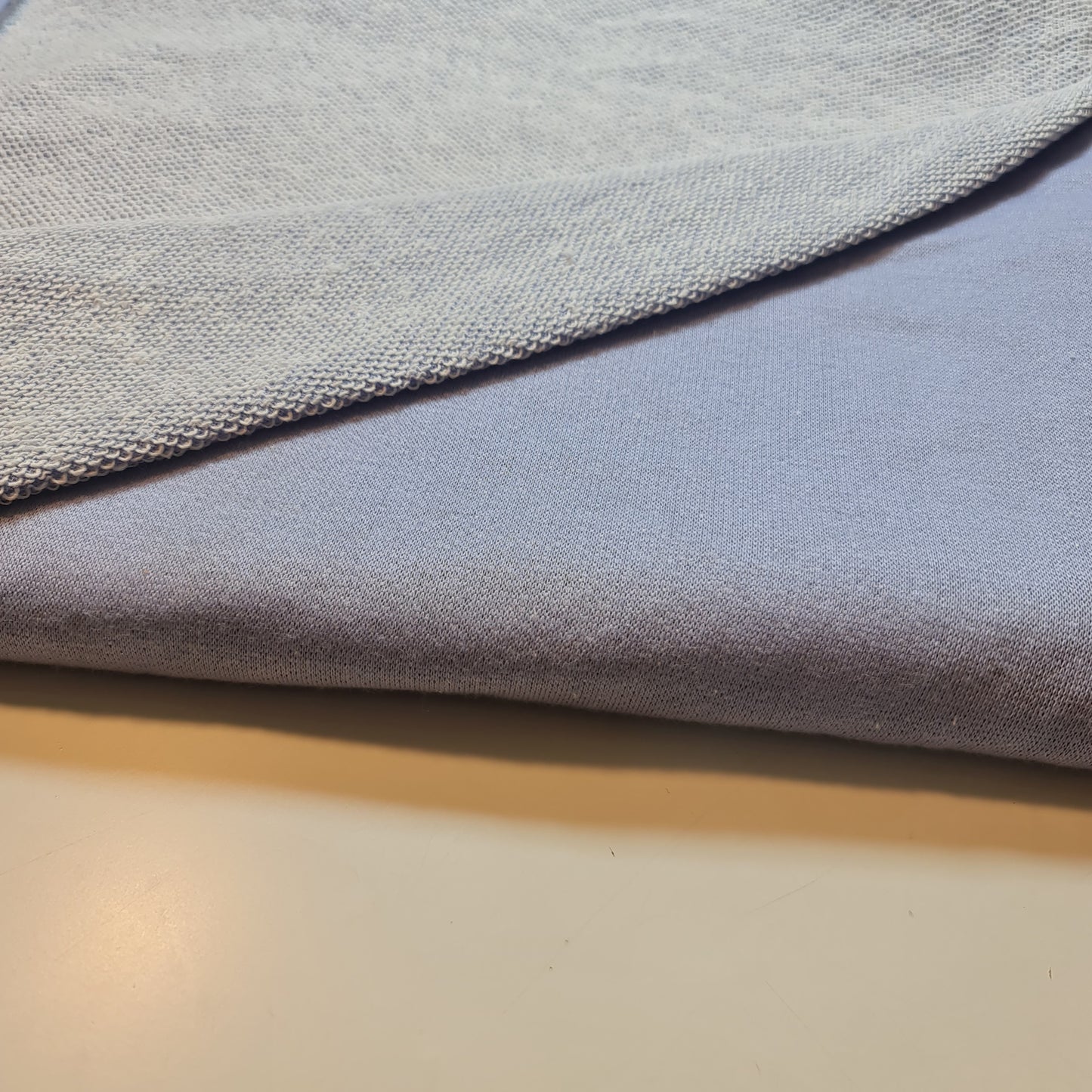 Sky Loop Back Viscose Jersey Fabric Dress Craft Costume Material 58" By The Meter