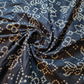 Navy Rajasthani 100% Cotton Lawn Fabric Craft Quilting Patchwork Material By The Meter 44"