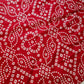 Red Rajasthani 100% Cotton Lawn Fabric Craft Quilting Patchwork Material By The Meter 44"