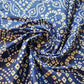 Royal Blue Rajasthani 100% Cotton Lawn Fabric Craft Quilting Patchwork Material By The Meter 44"