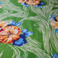 Green Floral 100% Cotton Lawn Fabric Craft Quilting Patchwork Material By The Meter 44"