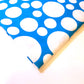 Turquoise Large Polka 100% Cotton Lawn Fabric Craft Quilting Patchwork Material Meter 44"