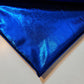 Royal Blue Metallic Tricot Lame Fabric Dress Craft Costume Dance Wear Christmas Material 58