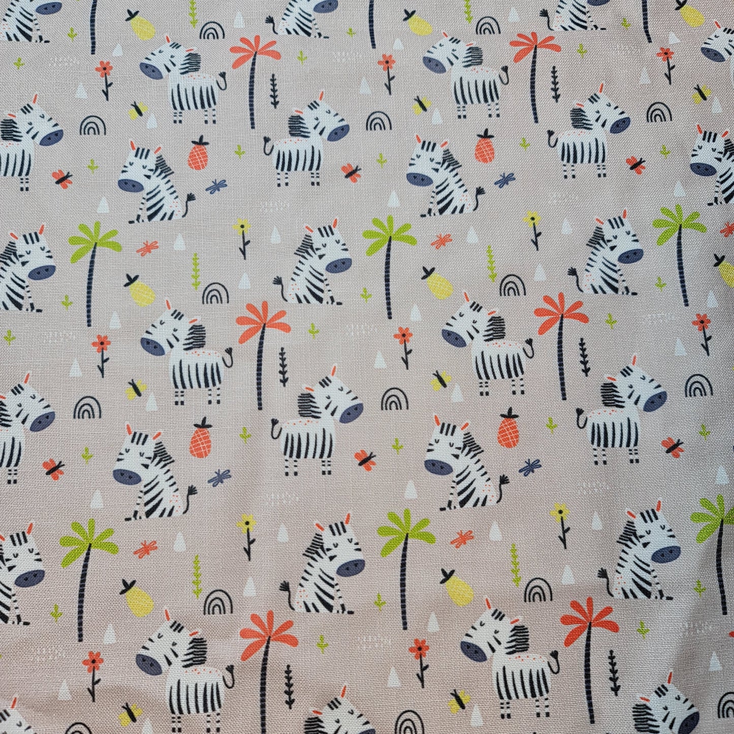 Zebra Print Polycotton Fabric 58" Dress Craft Quilting Costume Material By The Meter