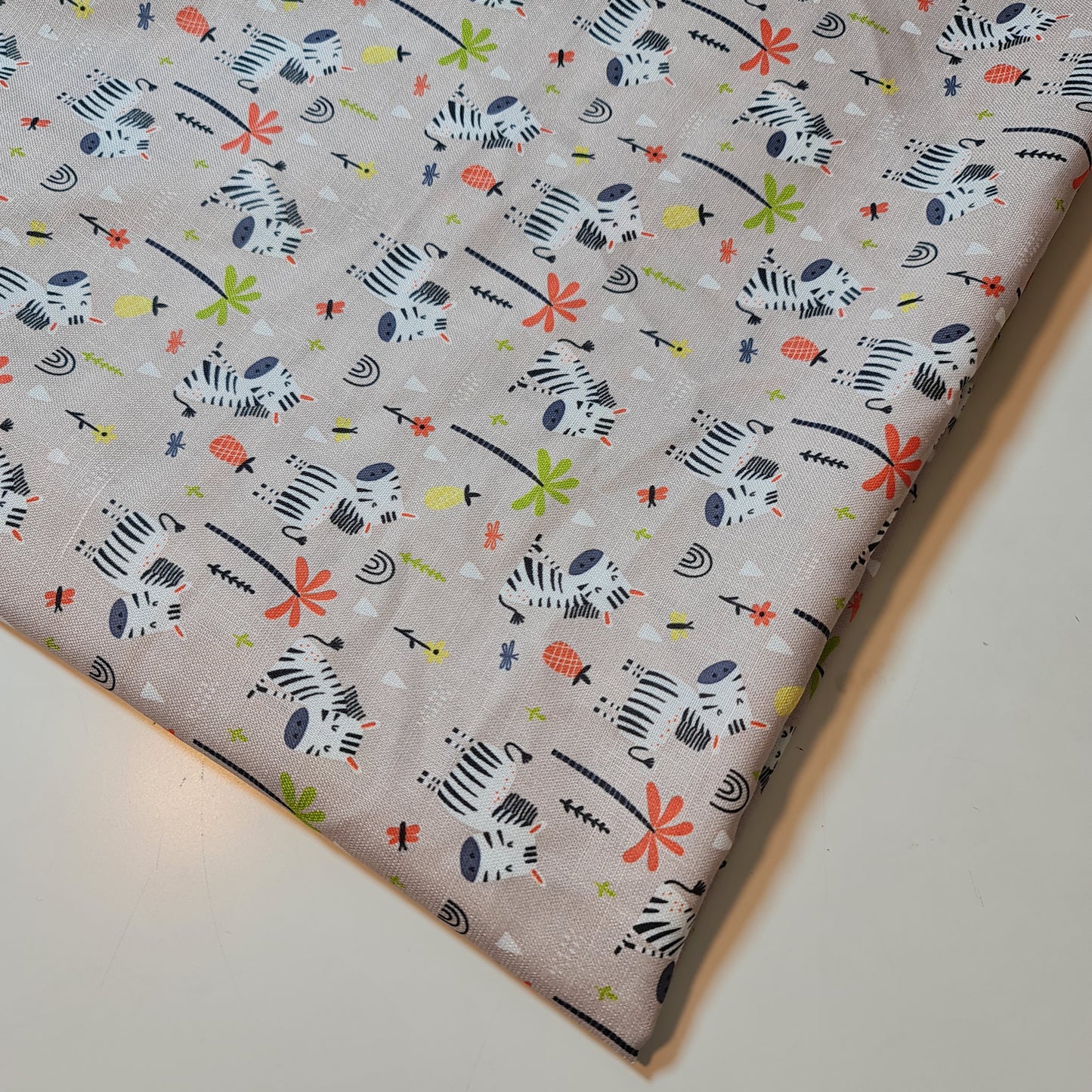 Zebra Print Polycotton Fabric 58" Dress Craft Quilting Costume Material By The Meter