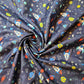 Navy Galaxy & Solar System Print Polycotton Fabric 58" Dress Craft Quilting Costume Material By The Meter