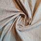 Beige 100% Cotton Linen Fabric Lurex Stripe Dress Craft Quilting Material 44" Wide By The  Meter