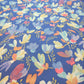 Blue Floral 100% Cotton Vintage Material Novelty Floral Dress Craft Quilting Fabric 44" By The Meter