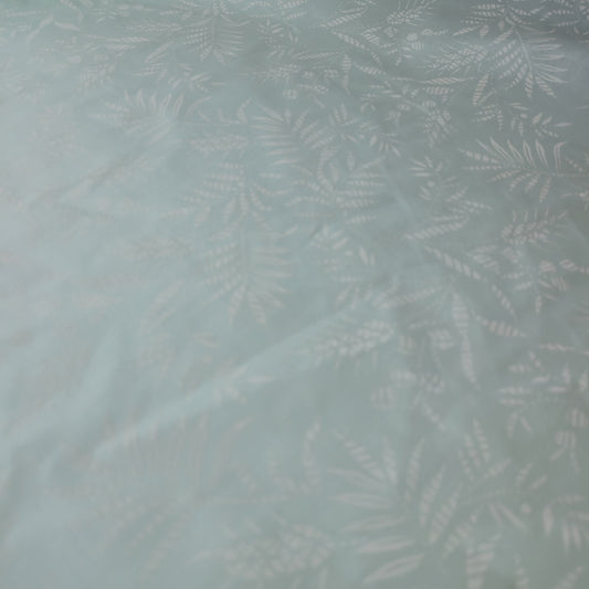 Blaugrünes Blumenmuster, 100 % Baumwolle, Vintage-Material, neuartiger Blumenstoff für Kleider, Bastelarbeiten, Quiltstoff, 111,8 cm