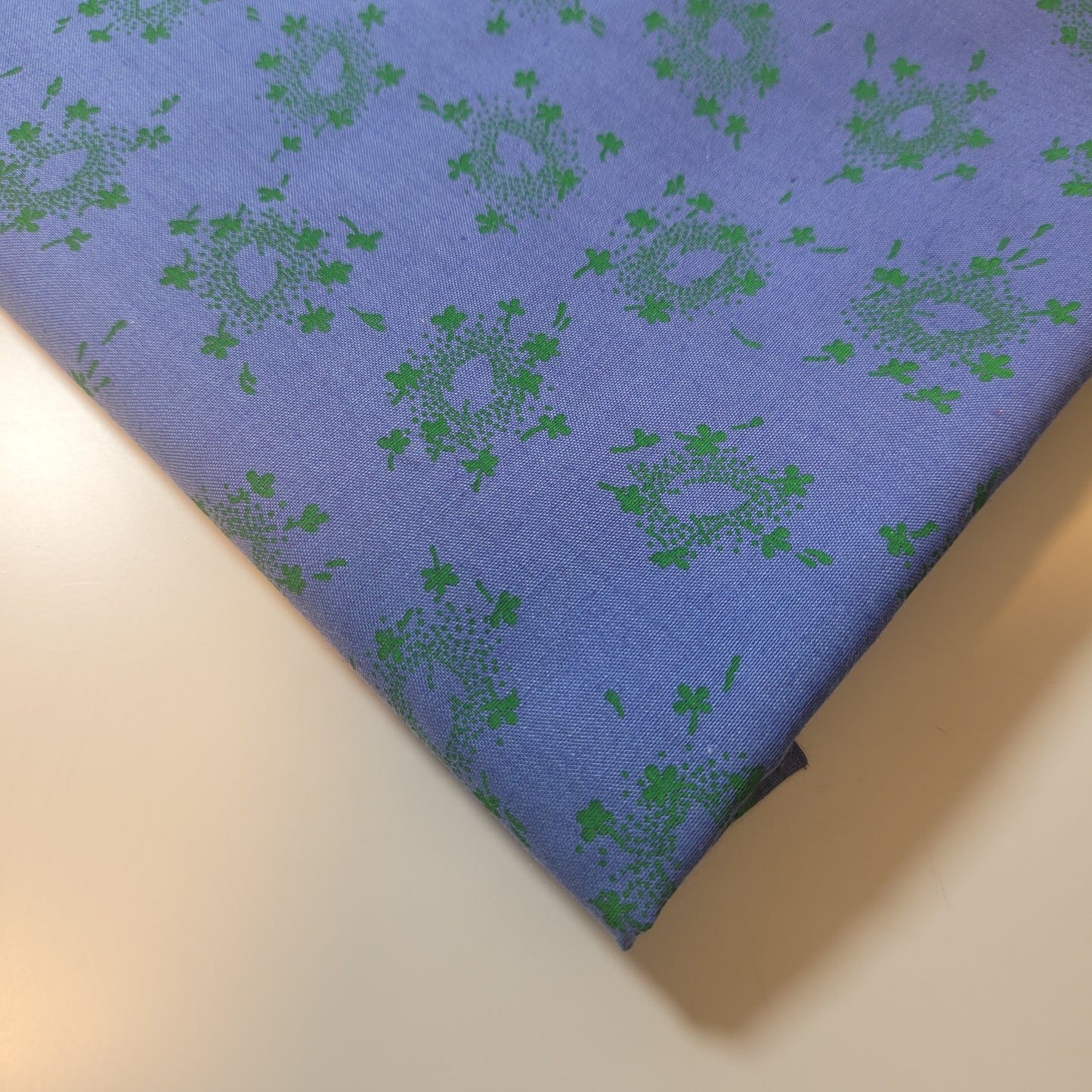 Blue Floral 100% Cotton Vintage Material Novelty Floral Dress Craft Quilting Fabric 44" By The Meter