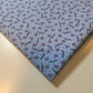 Blue Floral 100% Cotton Vintage Material Novelty Floral Dress Craft Quilting Fabric 44" By The Meter